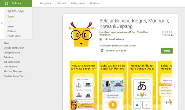 Bahasa asing belajar aplikasi terbaik tanpa kursus