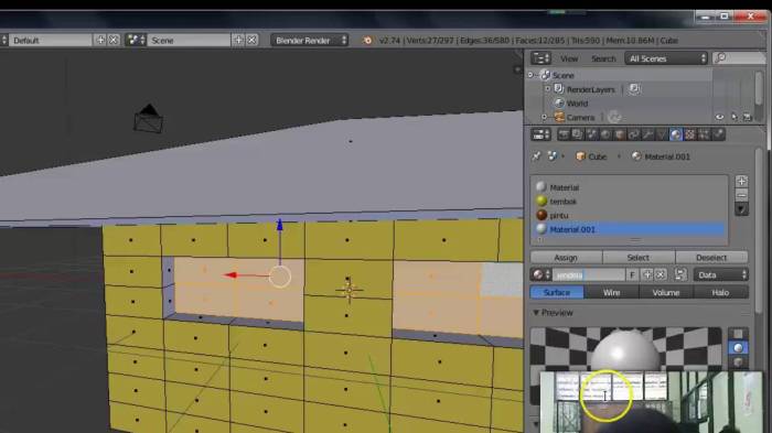 Tutorial membuat animasi 3D di blender