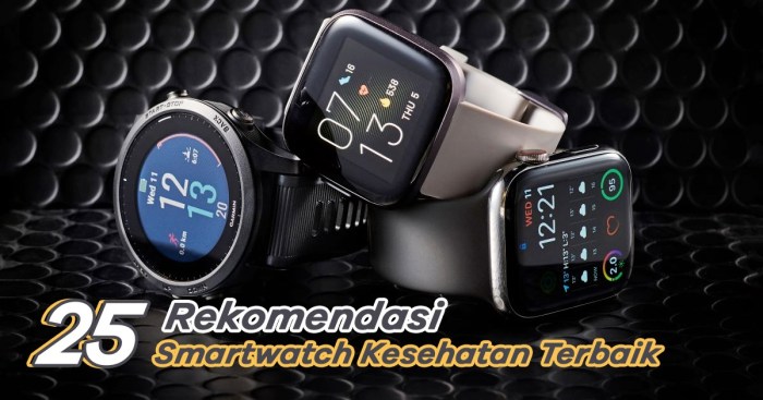 Smartwatch dengan fitur kesehatan terbaik 2024