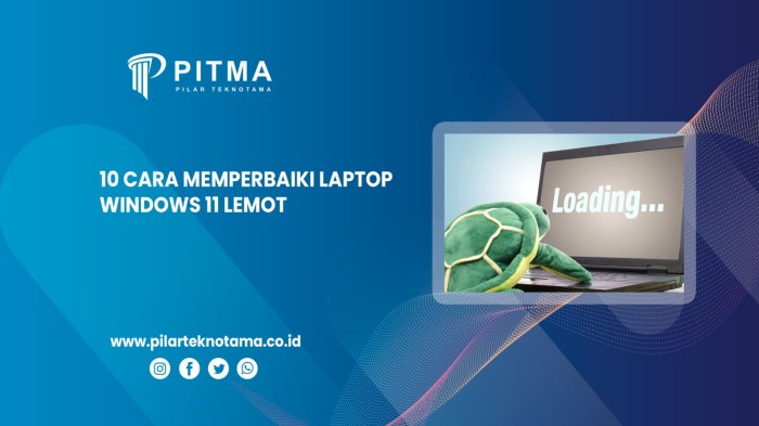 Cara memperbaiki laptop yang lemot windows 11