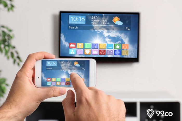 Cara menghubungkan hp ke tv tanpa kabel